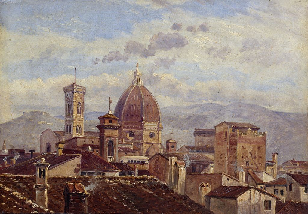 Carl Gustav Carus (1789-1869) - View Of Florence (1841)